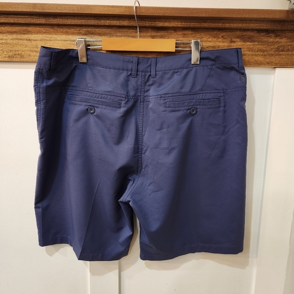 Johnnie-O Mulligan Prep-Formance Shorts Mens Size 40 Atlantic Blue Golf Stretch - Picture 2 of 12